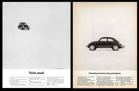 The Greatest Print Campaigns of All Time: Volkswagen Think Small.